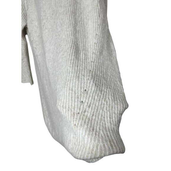 Topshop Cream Loose Oversized Long Turtleneck Sweater Dress Size 0/2 - Picture 5 of 10